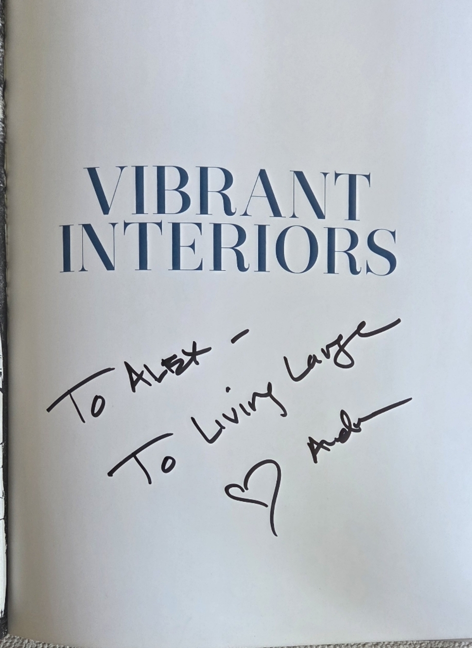 Vibrant Interiors Coffee Table Book (Signed Copy) Design - IG TIKTOK TRENDS - Picture 3 of 7